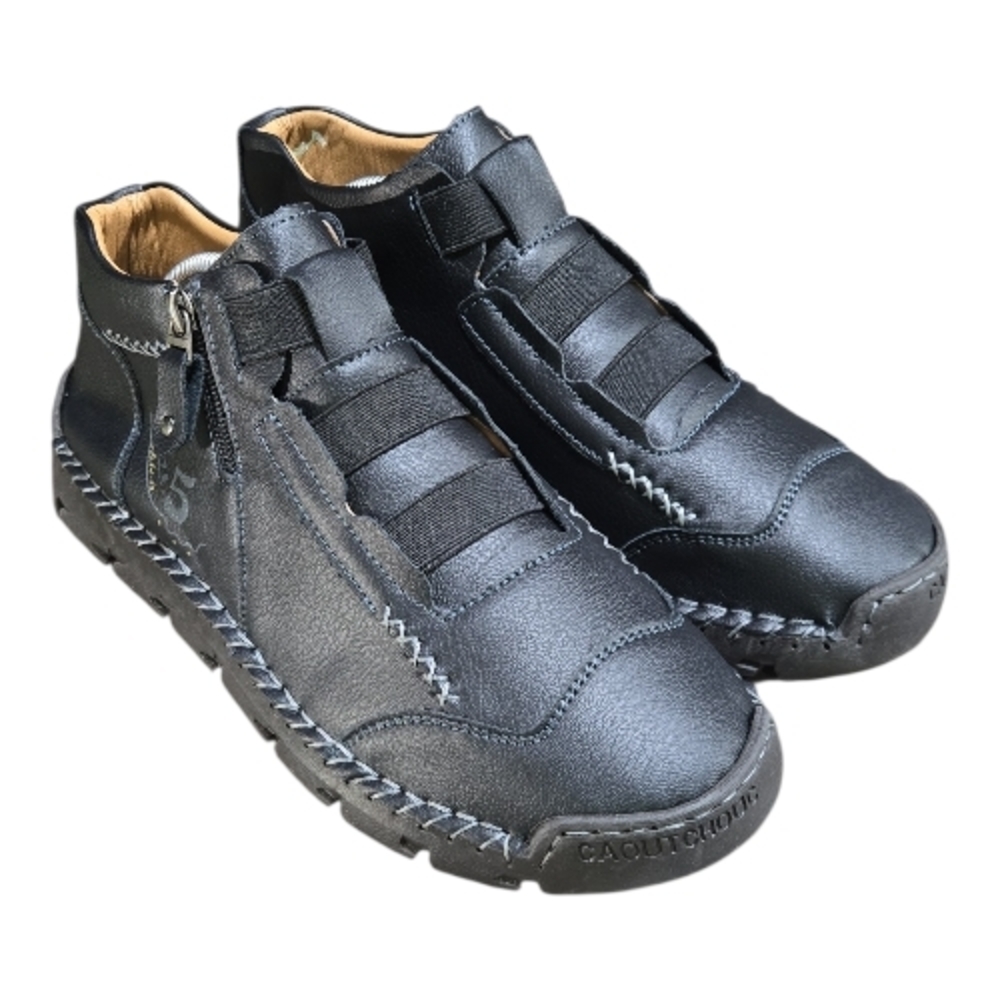 Mens Outdoor Comfortable Chukka Ankle Boots Genuine Leather Size 10